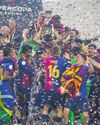 BARCELONA ROUTS REAL MADRID AGAIN TO WIN SPANISH SUPER CUP