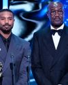Michael B. Jordan & Delroy Lindo Were Interrupted at BAFTAs by a Man With Tourette's Blurting Out the N-Word Michael B. Jordan & Delroy Lindo Were Interrupted at BAFTAs by a Man With Tourette's Blurting Out the N-Word6