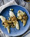 Gallos con vinagreta de aguacate DIEZ MINUTOS