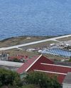 An airport with a 400-metre runway