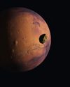 A long-lost moon could explain Mars' weird shape and extreme terrain