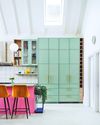 Colourful kitchens