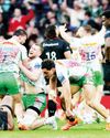 Benson keeps nerve to kill off Saracens Benson keeps nerve to kill off Saracens