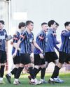 LOUGHLAN LEADS HIS UNITED TO A BIG WIN