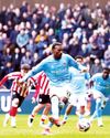 HAT-TRICK HAJI IS LAMPS' SKY BLUES HERO