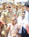 बालिका ने किया चौकी का उद्घाटन21