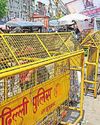 बाजारों में बैरिकेडिंग से 40% घट गया कारोबार बाजारों में बैरिकेडिंग से 40% घट गया कारोबार