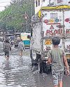 दुकानों में घुसा पानी, कारोबार पर असर8