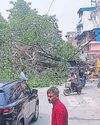 तालाब बनीं सड़कें, वाहनों की रफ्तार थमी7