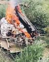 तेज धमाके के साथ खेत में गिरा लड़ाकू विमान53