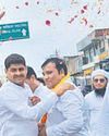 ब्रजमंडल यात्रा का फूलों से स्वागत50