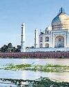 सांसत: ताजमहल तक पहुंचा यमुना का पानी2