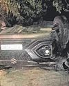 हाइवे पर गूगल मैप का गलत इशारा, पलटी कार37