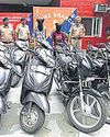 14 stolen two-wheelers traced with arrest of six73
