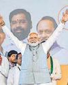 Modi sharpens attack, says MVA fighting over CM post