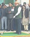 LG Saxena inaugurates golf course at Dwarka's Sector 24