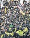 Rival camps protest as prez resists arrest