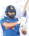 Skipper Rohit shows the fire still burns inside him