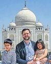 'Testament to true love': Vance at the Taj Mahal 'Testament to true love': Vance at the Taj Mahal