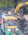 Drain clean-up leads to traffic chaos in NFC Drain clean-up leads to traffic chaos in NFC