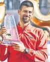 Djokovic becomes third man to win 100 ATP titles Djokovic becomes third man to win 100 ATP titles47