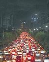 Delhi gridlocked after downpour floods streets14