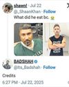 Rapper Badshah reignites feud with Honey Singh with cryptic comment98