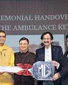 RETROFITTED MG HECTOR AIDS CHINMAYA MISSION HEALTHCARE94