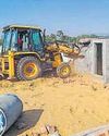 Illegal structures demolished in Behrampur village