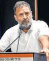Rahul alleges 'attack' on democracy, BJP hits out26