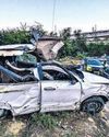 Speeding SUV rams into divider, flips multiple times; driver killed14