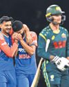 Axar, Washington trigger Oz collapse, India lead 2-1 Axar, Washington trigger Oz collapse, India lead 2-144