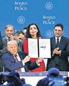 India absent as Trump unveils 'peace board' India absent as Trump unveils 'peace board'2