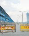Traffic crawls on Kalindi Kunj as lanes closed for Kanwariyas23