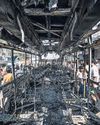 2 killed as speeding bus rams vehicles; mob goes on rampage15