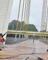 Metro's uniquely shaped foot bridge to open in August17