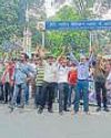 HEC workers protest outsourcing move14