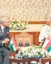 India, Oman foreign ministers hold talks