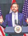 Lift trade barriers, boost US imports, Vance tells India Lift trade barriers, boost US imports, Vance tells India