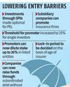 Irdai simplifies rules to set up insurance firms