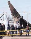 US, Boeing investigators examine site