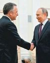 US envoy, Putin meet in bid to end Ukraine war US envoy, Putin meet in bid to end Ukraine war