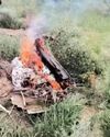 वायुसेना का लड़ाकू विमान गिरा, दो पायलट की मौत वायुसेना का लड़ाकू विमान गिरा, दो पायलट की मौत25