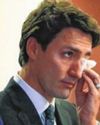 JUSTIN:TRUDEAU IN A SPOT