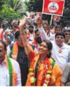 Shaina files nomination from Mumbadevi on Sena ticket