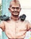 Miscreants garland Shastri's bust with shoes, one arrested