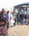 Manohar Lal flags off NTPC's Green Hydrogen busses at Leh