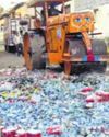 Excise dept destroys illicit liquor worth Rs 1.50 crore