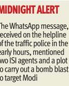 Threat to kill PM sends Mumbai police in a tizzy