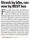 Accused was driving e-bus for first time